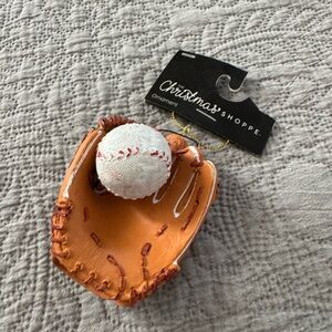 Baseball Glove and Ball Ornament